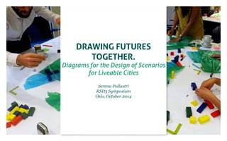 Drawing Futures 
Together. 
Diagrams for the Design of Scenarios 
for Liveable Cities 
Serena Pollastri 
RSD3 Symposium 
Oslo, October 2014 
 