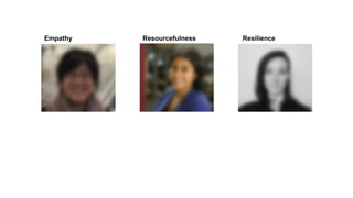 Empathy Resourcefulness Resilience
 