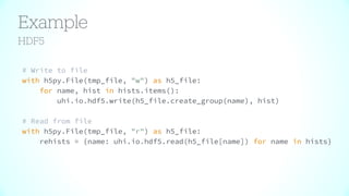 Princeton RSE: Python Histograms as objects | PDF
