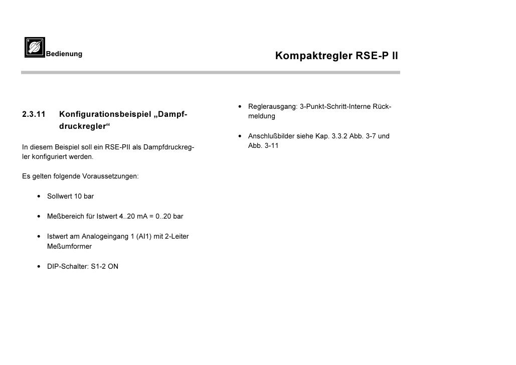 Rse P Ii V1 31 Kurzanleitung Deutsch 1 54 8018 01 Rev 2