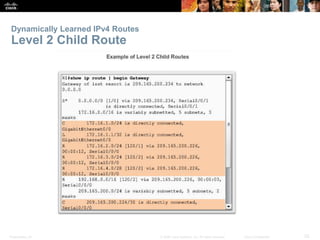 Presentation_ID 25© 2008 Cisco Systems, Inc. All rights reserved. Cisco Confidential
Dynamically Learned IPv4 Routes
Level...