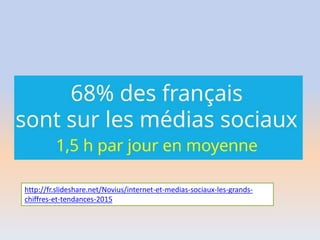 http://fr.slideshare.net/Novius/internet-et-medias-sociaux-les-grands-
chiffres-et-tendances-2015
 