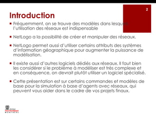Réseaux avec NetLogo | PPTX