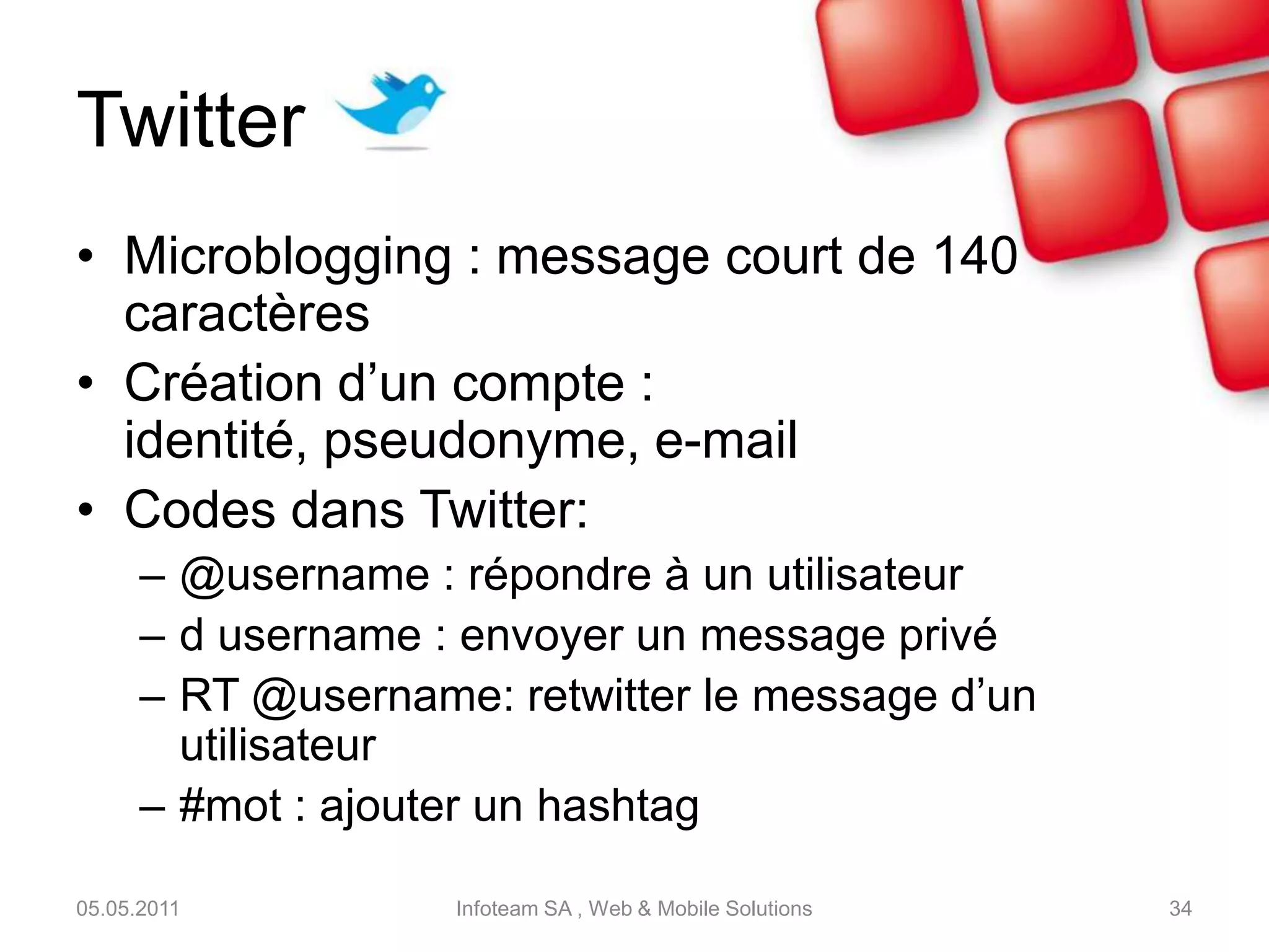 IDEASTORM (DELL)05.05.2011Infoteam SA , Web & Mobile Solutions32