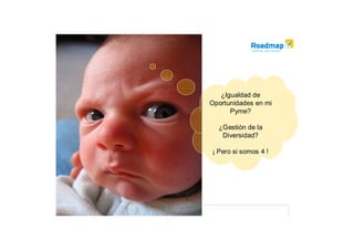¿Igualdad de
Oportunidades en mi
      Pyme?

  ¿Gestión de la
   Diversidad?

¡ Pero si somos 4 !
 