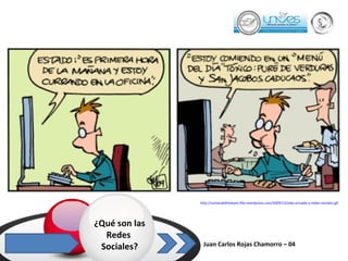 Juan Carlos Rojas Chamorro – 04  ¿Qué son las Redes  Sociales? http://vulnerabilityteam.files.wordpress.com/2009/12/vida-privada-y-redes-sociales.gif 