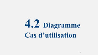 4.2 Diagramme
Cas d’utilisation
15
 