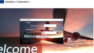 Interface « Connexion »:
 