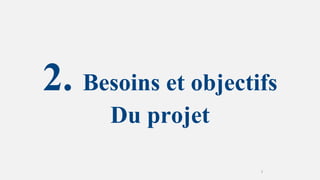 2. Besoins et objectifs
Du projet
5
 