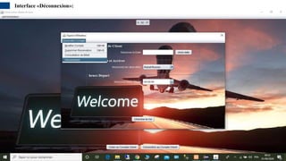 Interface «Déconnexion»:
 