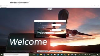 Interface «Connexion»:
 