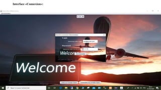 Interface «Connexion»:
 