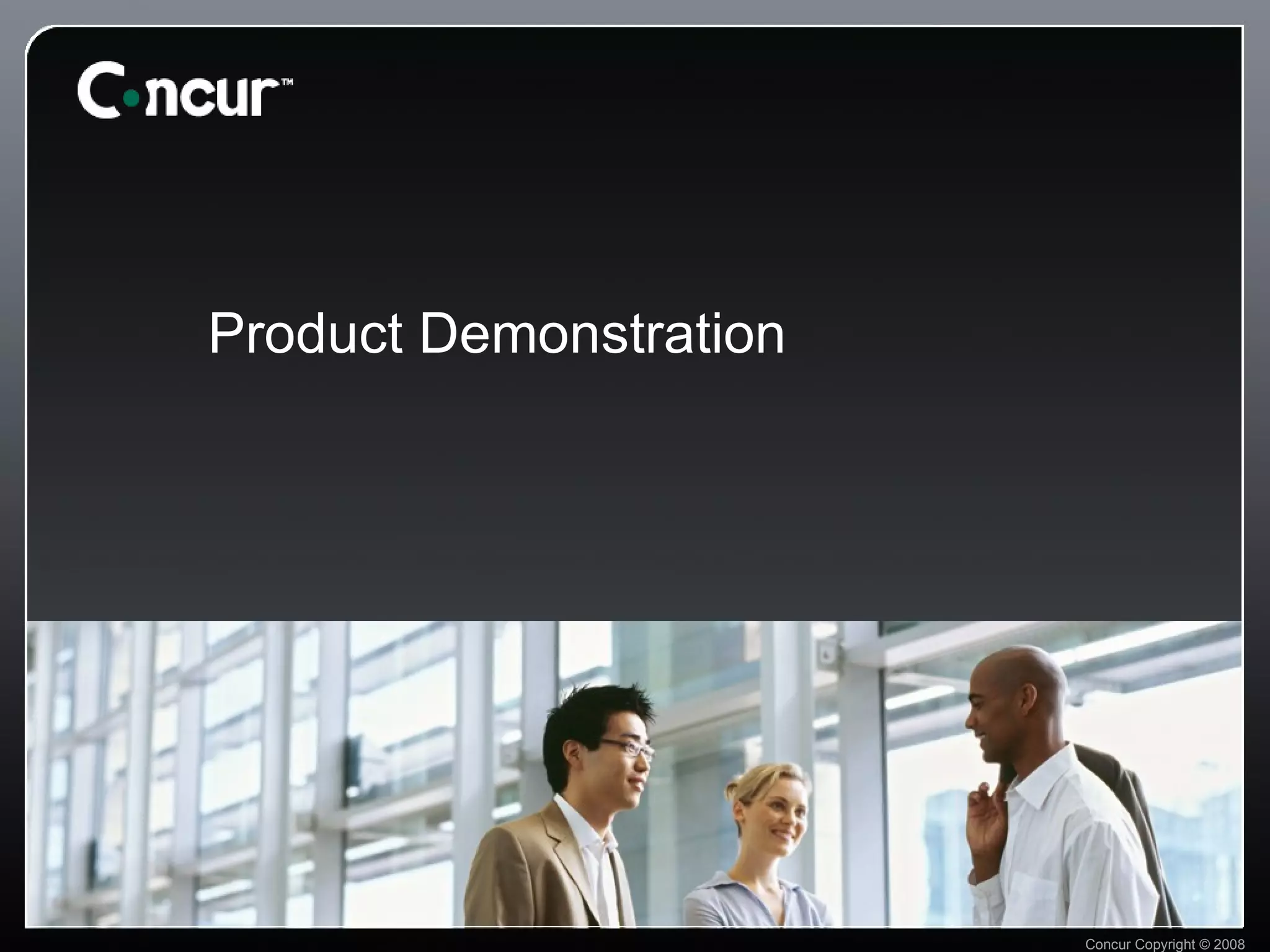 Product Demonstration 