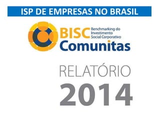 ISP DE EMPRESAS NO BRASIL
 