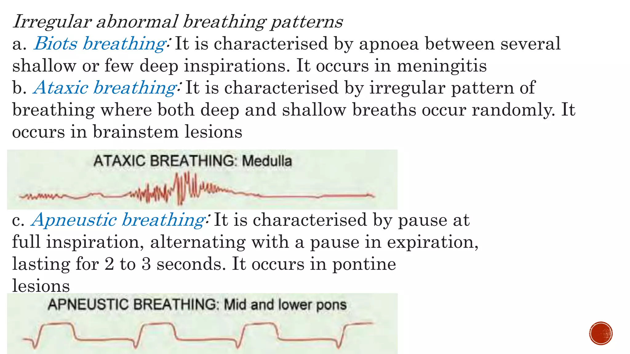 Atxic Respiratory Pattern Clinical Examination of RS | PPTX