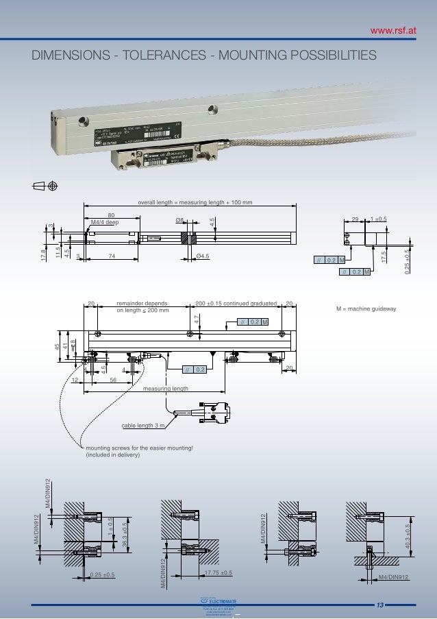 Rsf Electronik Digital Readouts Systems Catalog Rsf Electronik Digital Readouts Systems Catalog
