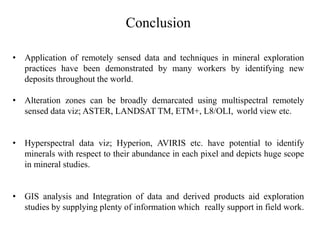Remote sensing for mineral exploration | PDF
