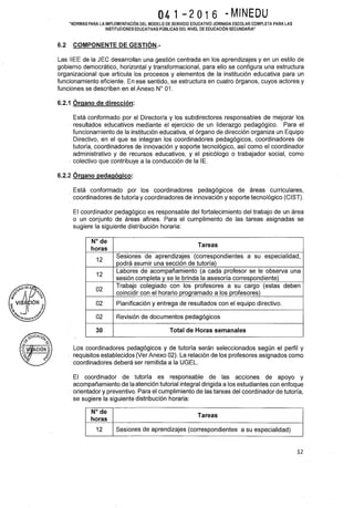 Rsg n 041 2016 minedu implementación de las jec 2016