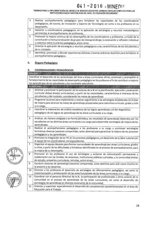 Rsg n 041 2016 minedu implementación de las jec 2016