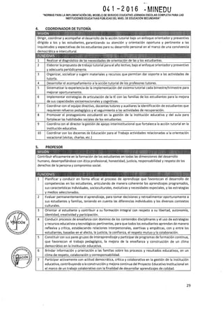 Rsg n 041 2016 minedu implementación de las jec 2016