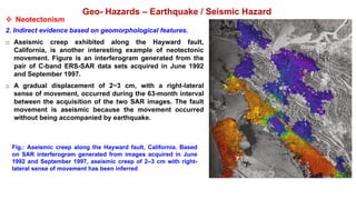 Neotectonic Movement gis in natural disaster management geo hazards | PDF