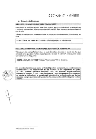 Rsg n° 037 2017-MINEDU