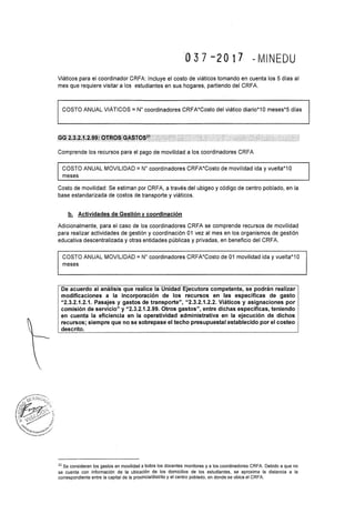 Rsg n° 037 2017-MINEDU