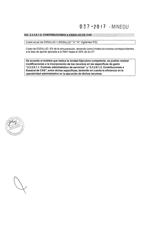 Rsg n° 037 2017-MINEDU