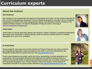 Curriculum experts 
 