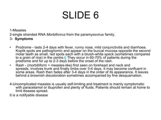 Morbiliform Rash Appearance Rsh | PPSX