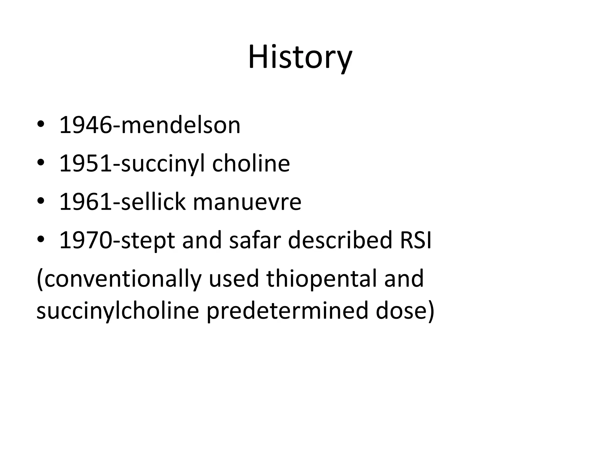 Rapid sequence induction drugs #intubation | PPTX