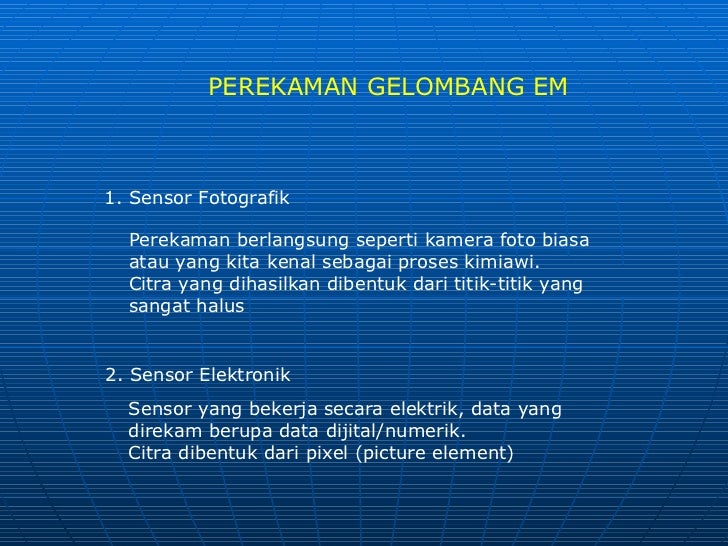 Gambar Sistem Penginderaan Jauh Pengertian Citra Foto Udara Alat Gambar ...
