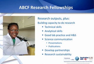 Africa Biosciences Challenge Fund (ABCF): Empowering African scientists to solve Africa’s agricultural challenges