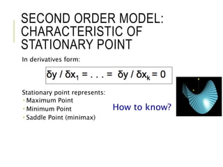 Minimum Order Point RESPONSE SURFACE METHODOLOGY | PPTX