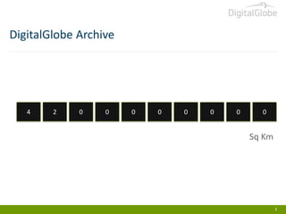 DigitalGlobe Archive

4

2

0

0

0

0

0

0

0

0

Sq Km

3

 