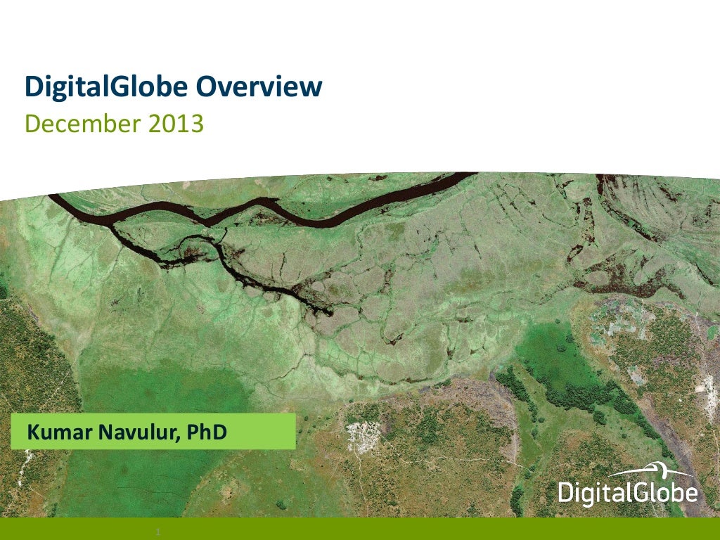 DigitalGlobe Overview