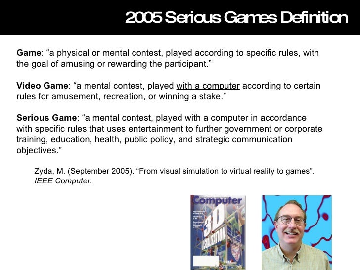 A History of Serious Games