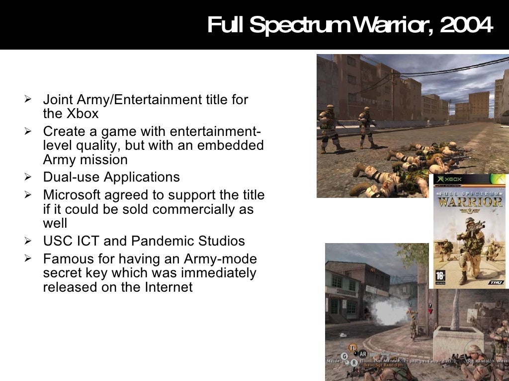 A History of Serious Games