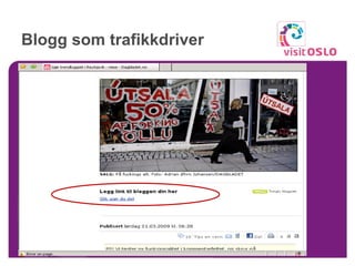 Blogg som trafikkdriver 