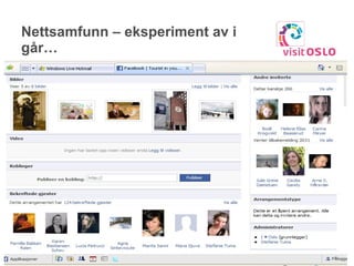 Nettsamfunn – eksperiment av i går… 