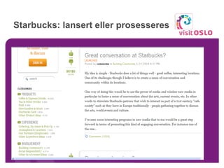 Starbucks: lansert eller prosesseres 