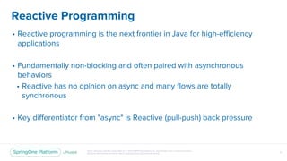 Unless otherwise indicated, these slides are © 2013-2018 Pivotal Software, Inc. and licensed under a Creative Commons
Attr...