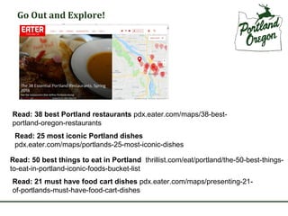 Road Scholar Portland A Food City Part II