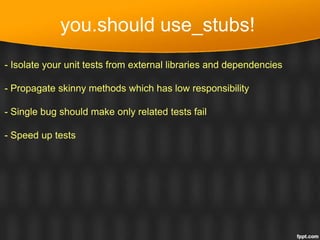 Ruby on Rails testing with Rspec | PPT
