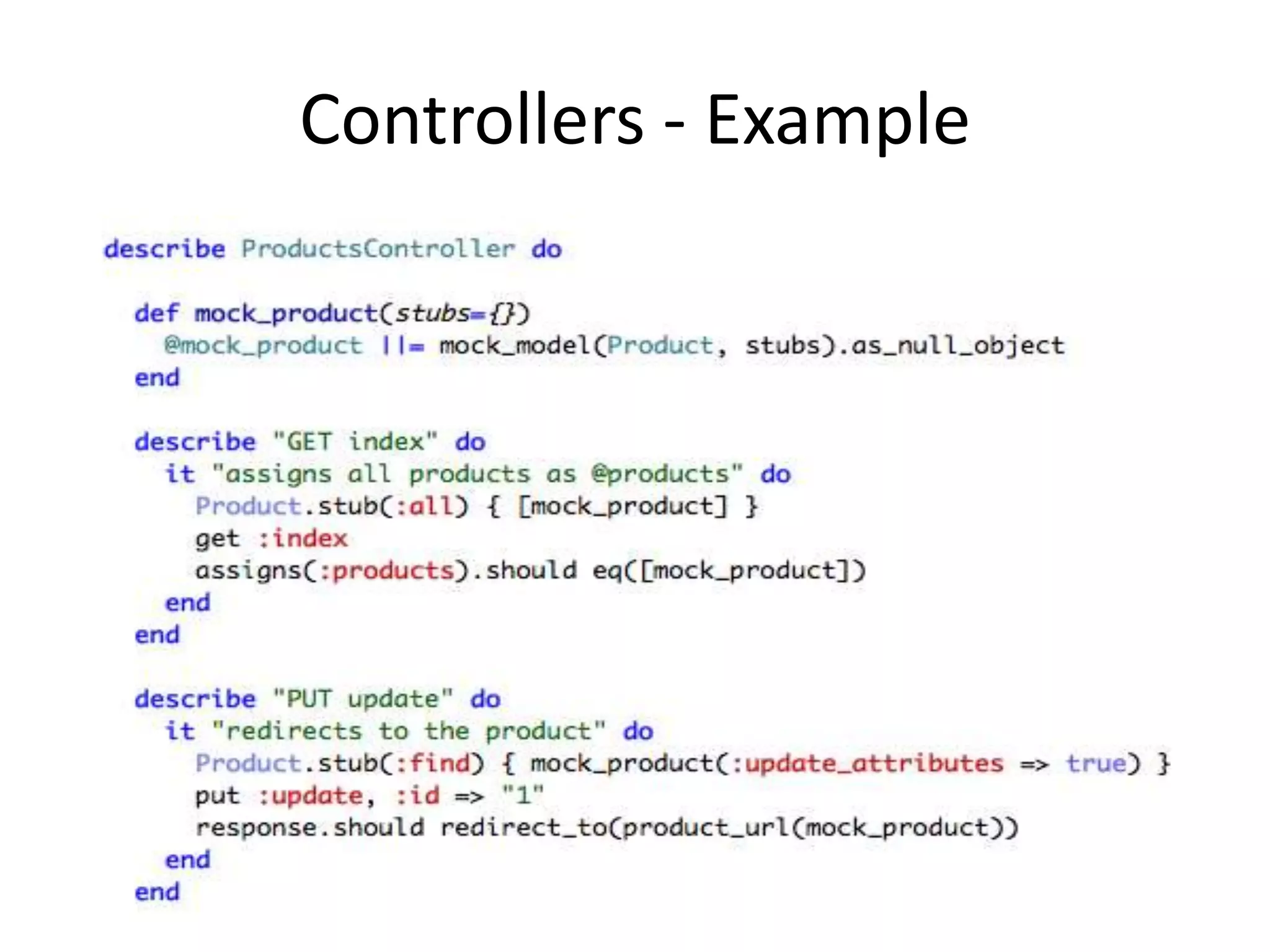 Controllers - Example
