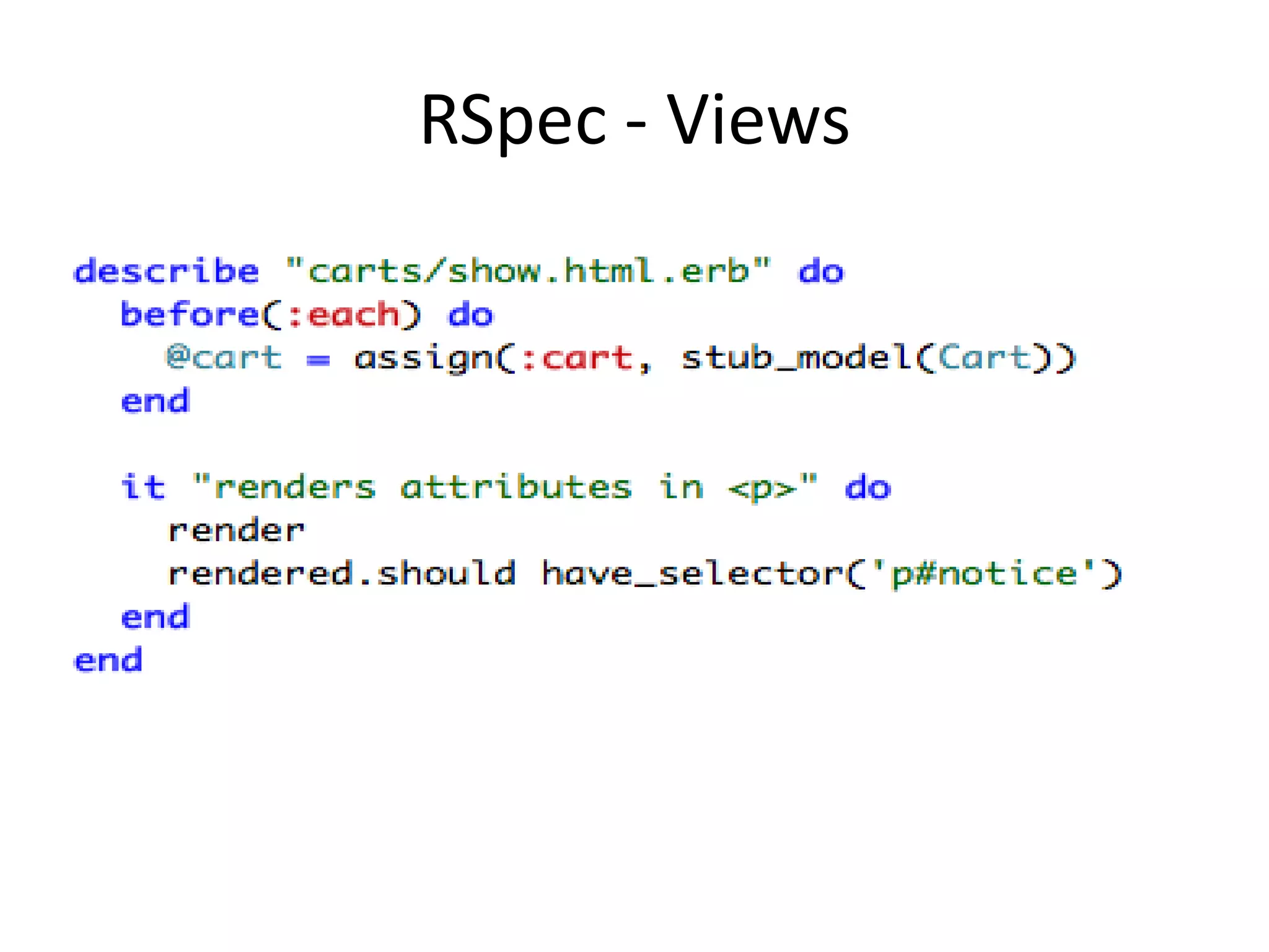 RSpec - Views