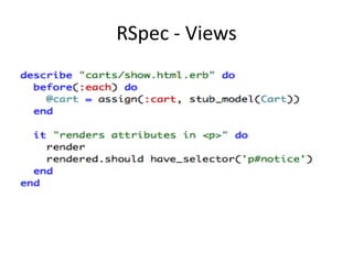 RSpec - Views