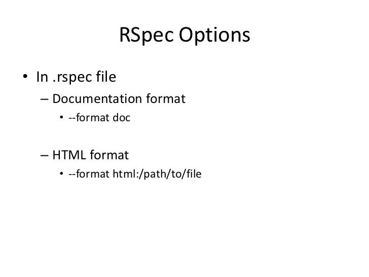 Format Html Rspec | rspec and rails Format Html Rspec | rspec and rails