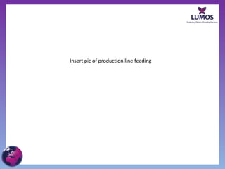 Insert pic of production line feeding
 