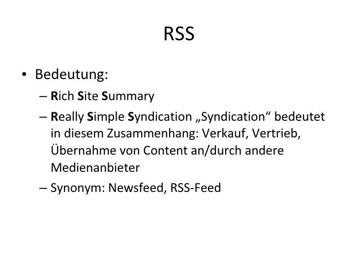 Rss